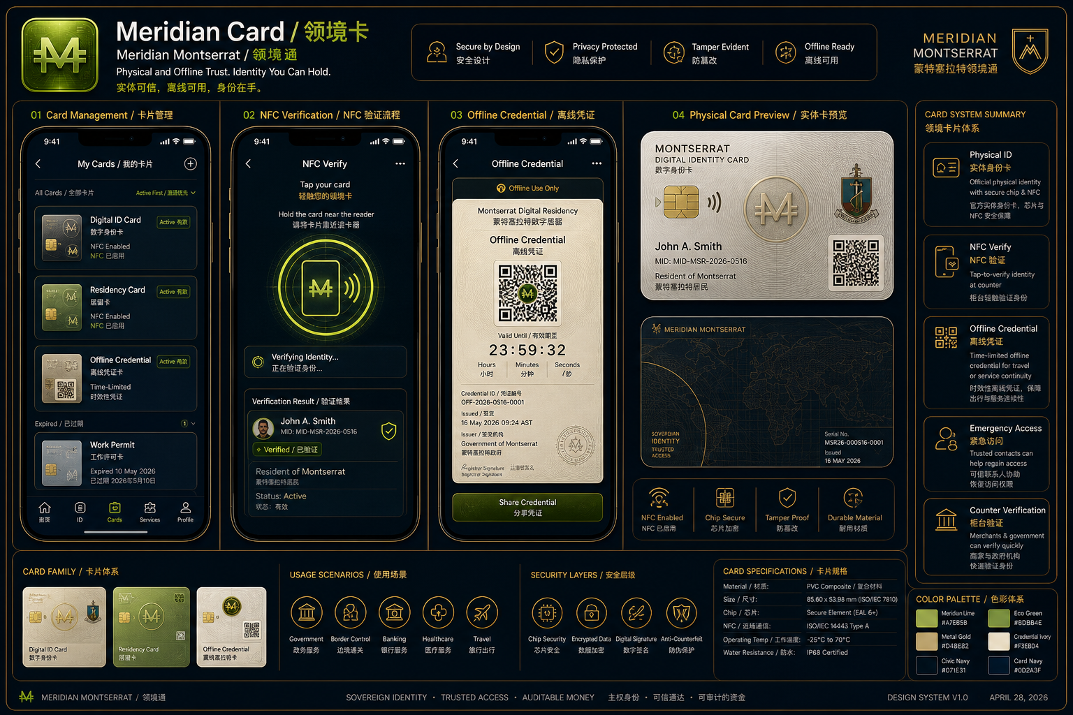 Meridian Card board